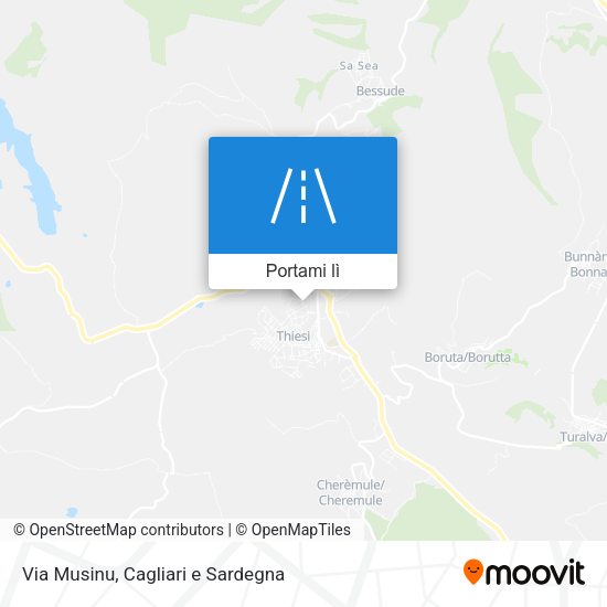 Mappa Via Musinu