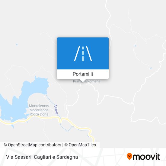 Mappa Via Sassari