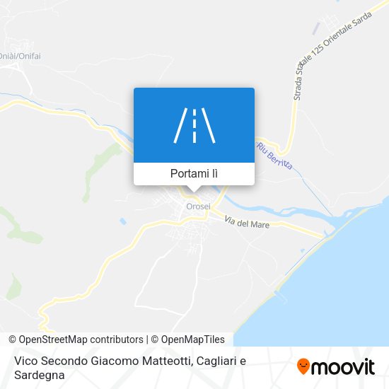 Mappa Vico Secondo Giacomo Matteotti
