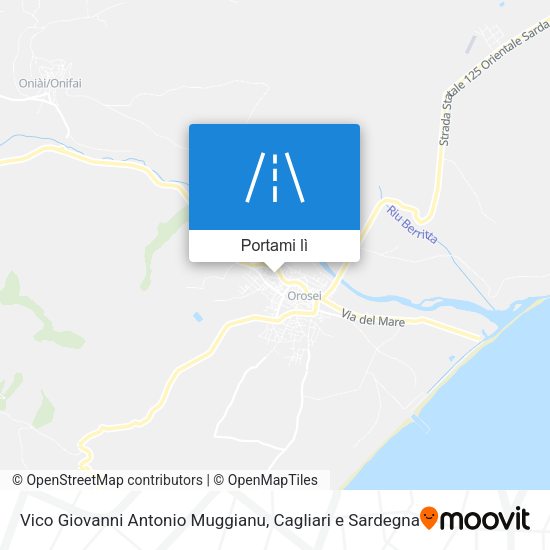 Mappa Vico Giovanni Antonio Muggianu