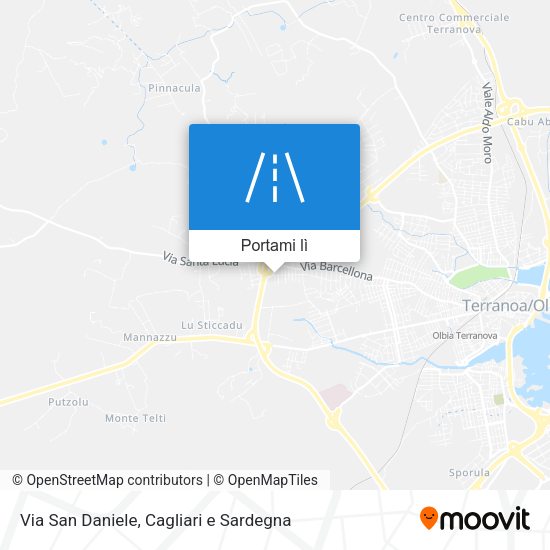 Mappa Via San Daniele