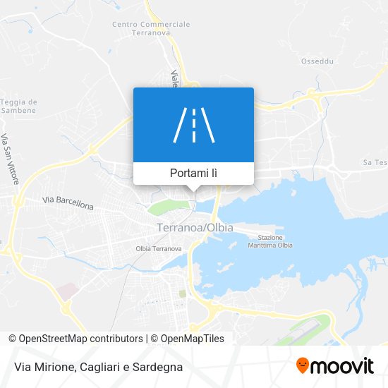 Mappa Via Mirione
