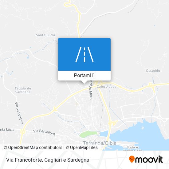 Mappa Via Francoforte