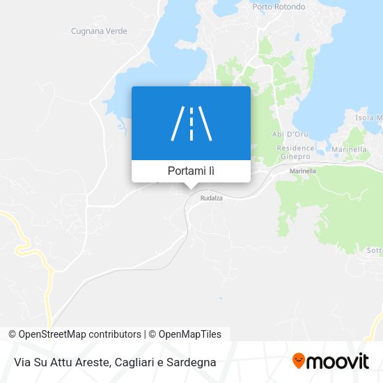 Mappa Via Su Attu Areste