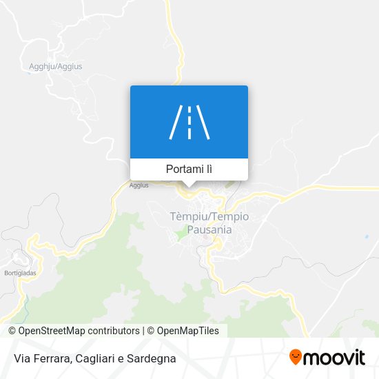 Mappa Via Ferrara