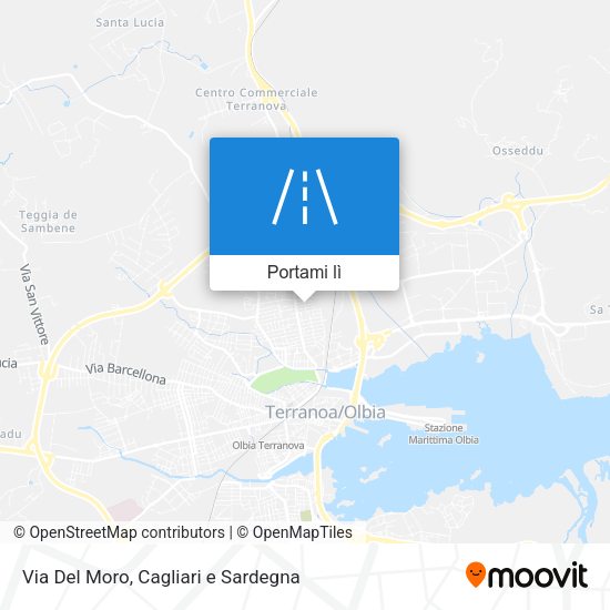 Mappa Via Del Moro