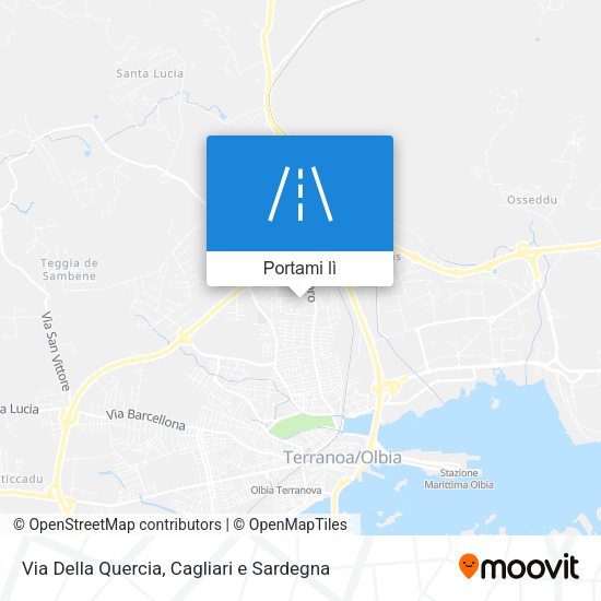 Mappa Via Della Quercia