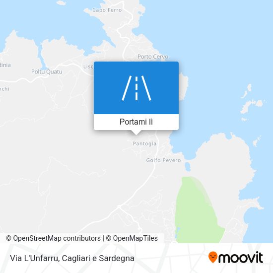 Mappa Via L'Unfarru