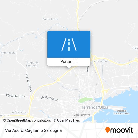 Mappa Via Acero