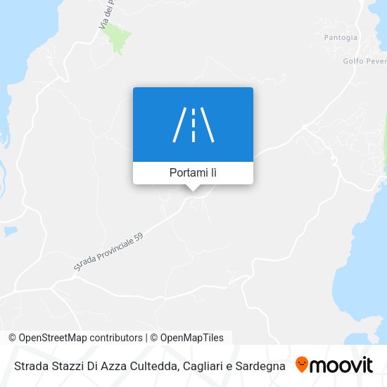 Mappa Strada Stazzi Di Azza Cultedda