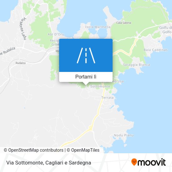 Mappa Via Sottomonte