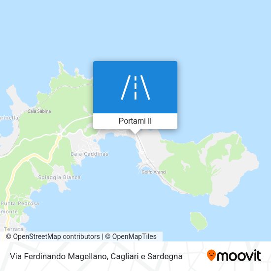 Mappa Via Ferdinando Magellano