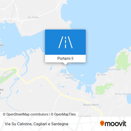 Mappa Via Su Calvone