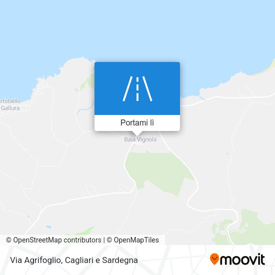 Mappa Via Agrifoglio