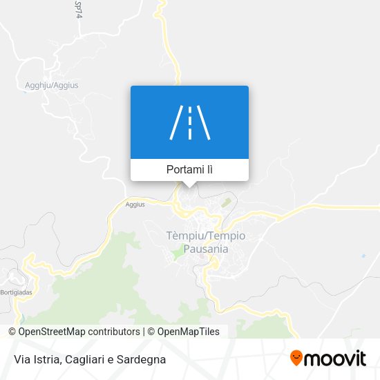 Mappa Via Istria