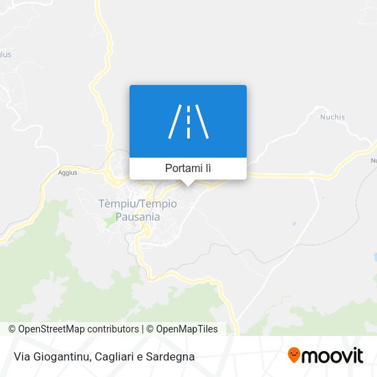Mappa Via Giogantinu