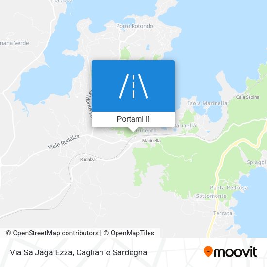 Mappa Via Sa Jaga Ezza