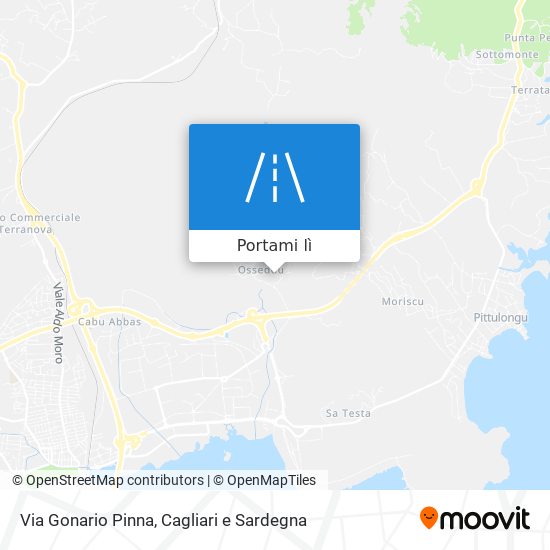 Mappa Via Gonario Pinna