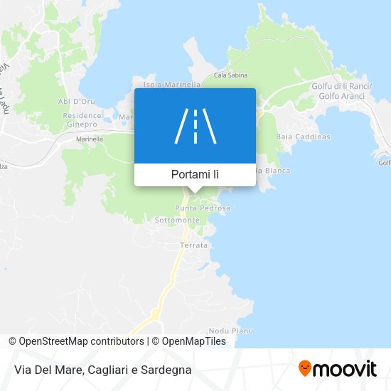 Mappa Via Del Mare