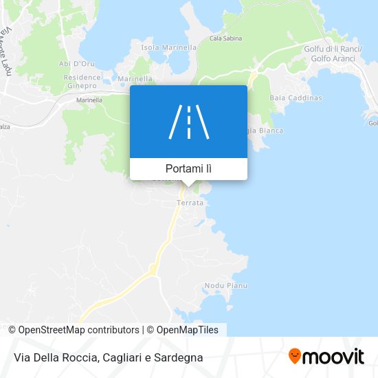 Mappa Via Della Roccia