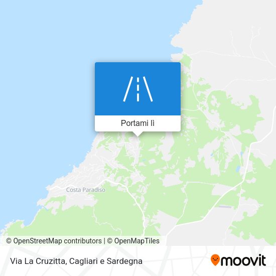 Mappa Via La Cruzitta
