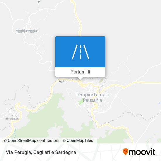 Mappa Via Perugia