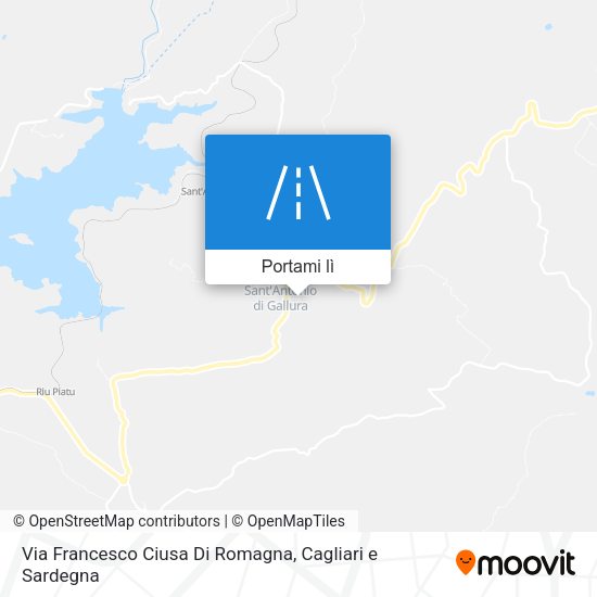 Mappa Via Francesco Ciusa Di Romagna