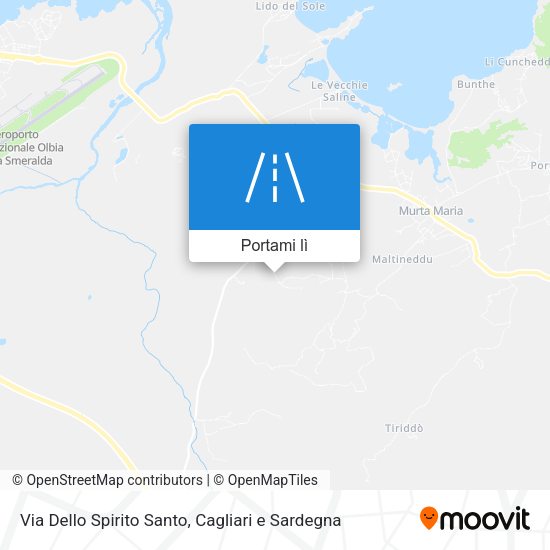 Mappa Via Dello Spirito Santo