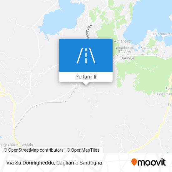 Mappa Via Su Donnigheddu