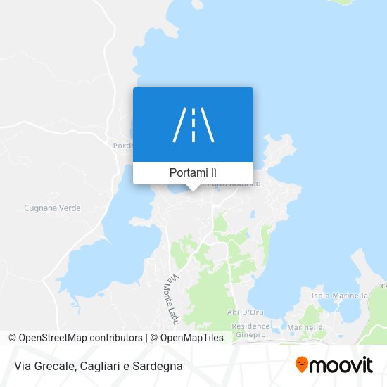 Mappa Via Grecale