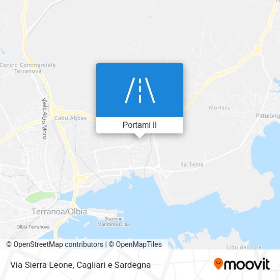 Mappa Via Sierra Leone