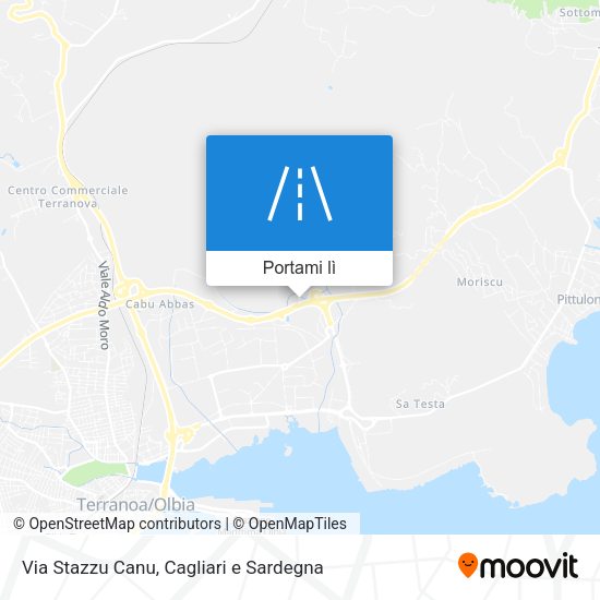 Mappa Via Stazzu Canu