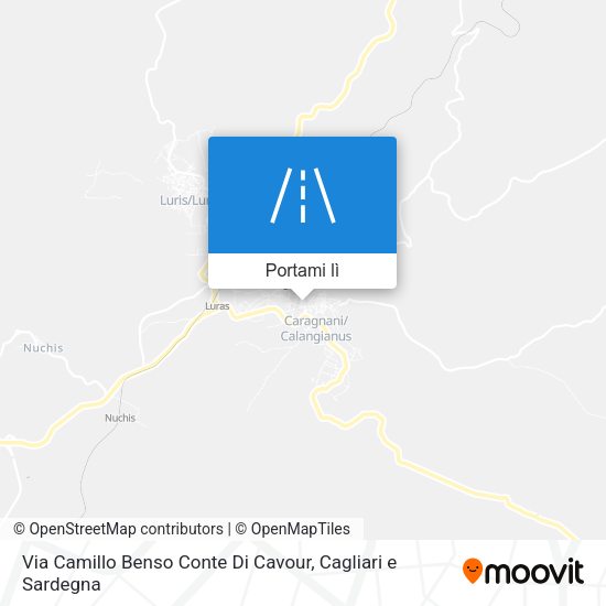 Mappa Via Camillo Benso Conte Di Cavour