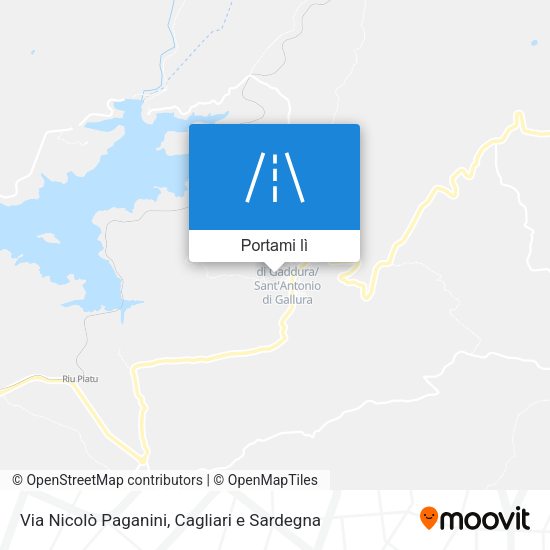 Mappa Via Nicolò Paganini