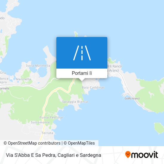 Mappa Via S'Abba E Sa Pedra