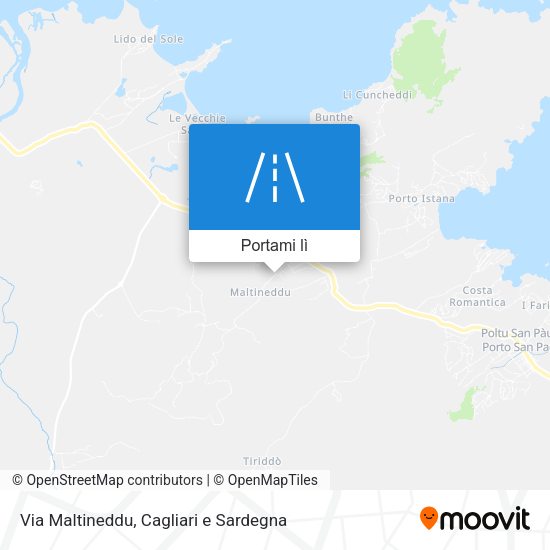 Mappa Via Maltineddu