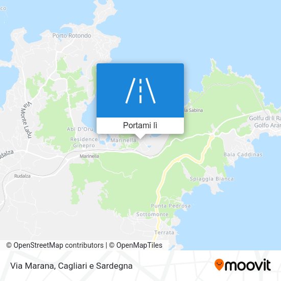 Mappa Via Marana
