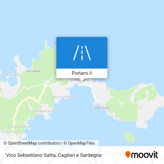Mappa Vico Sebastiano Satta