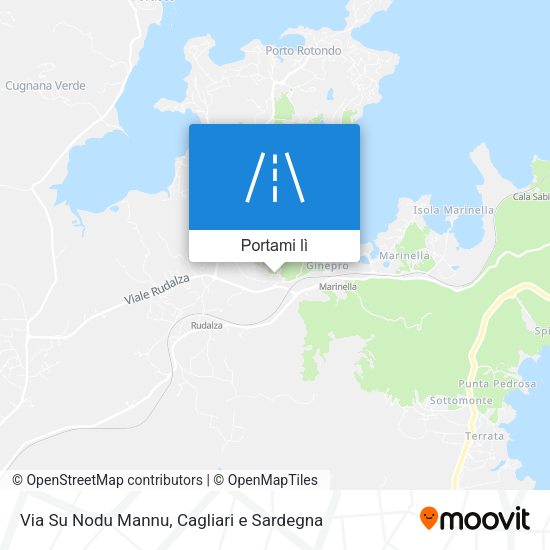 Mappa Via Su Nodu Mannu