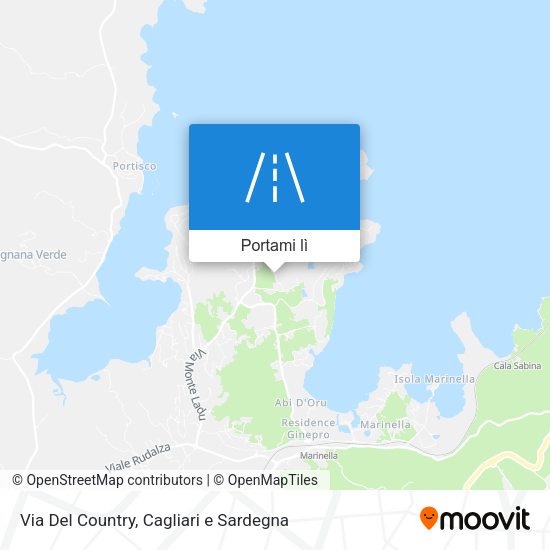 Mappa Via Del Country