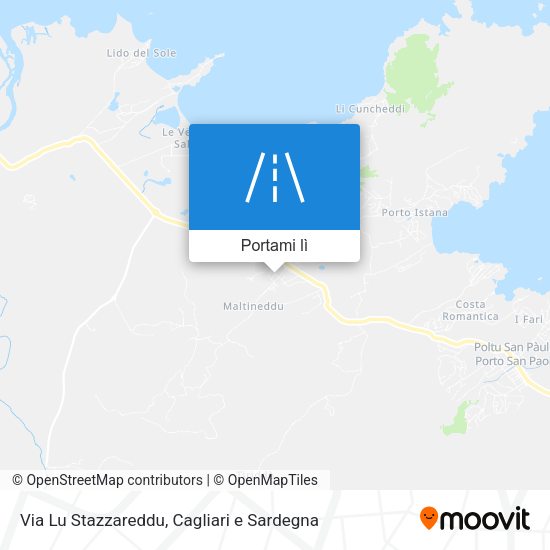 Mappa Via Lu Stazzareddu