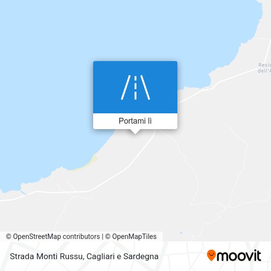 Mappa Strada Monti Russu