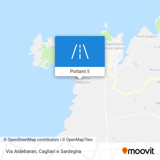 Mappa Via Aldebaran