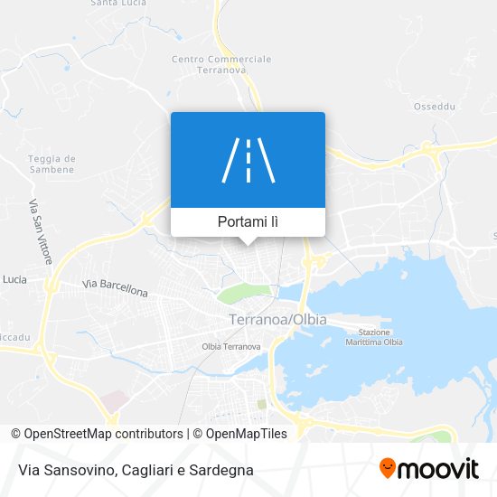 Mappa Via Sansovino