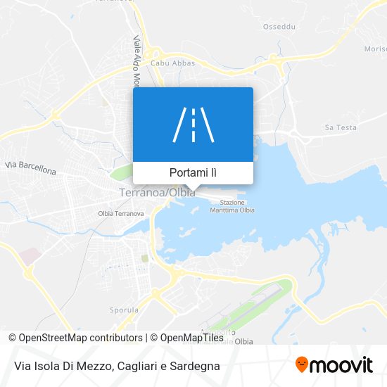 Mappa Via Isola Di Mezzo