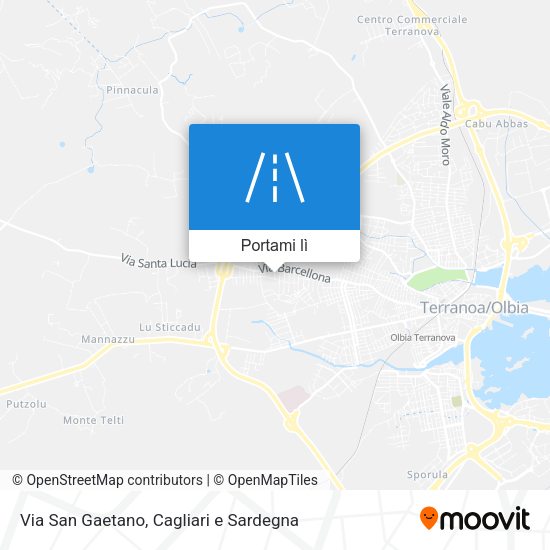 Mappa Via San Gaetano