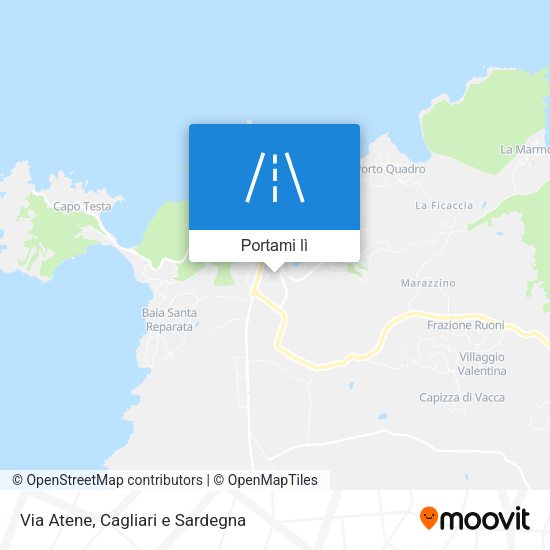 Mappa Via Atene