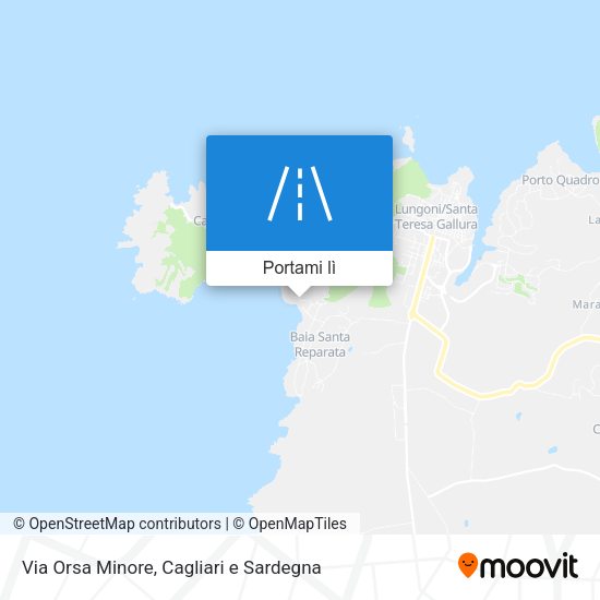 Mappa Via Orsa Minore