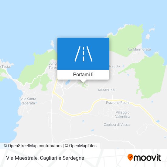 Mappa Via Maestrale