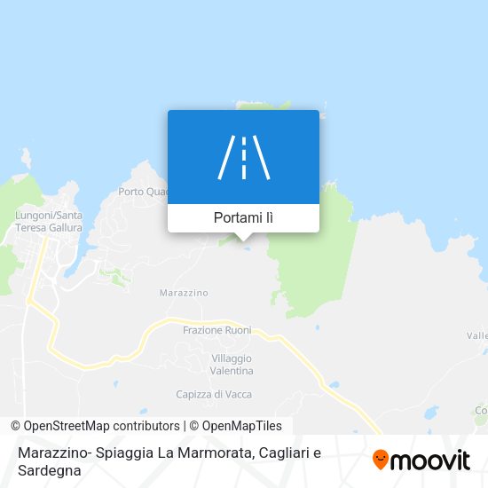 Mappa Marazzino- Spiaggia La Marmorata